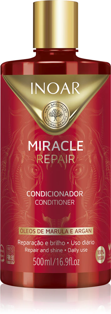 INOAR Miracle Repair regenerating conditioner for weakened and damaged hair