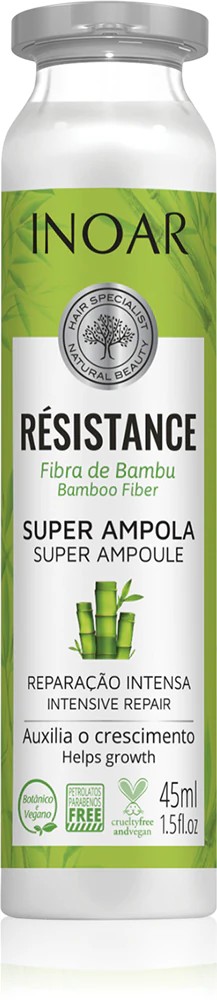 INOAR Résistance Bambu Ampoule for brittle and damaged hair