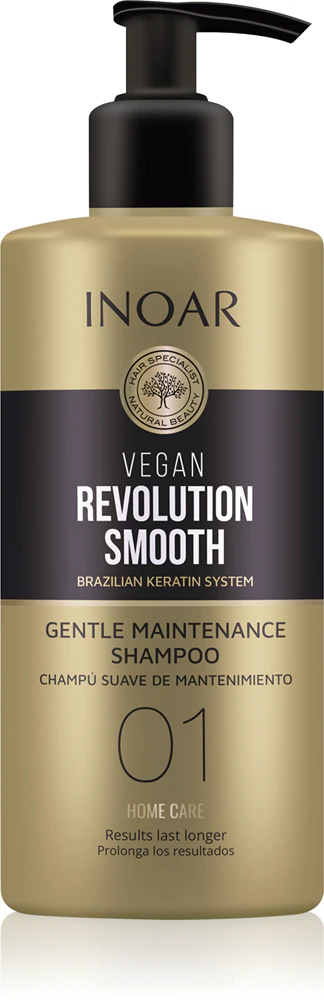 INOAR Vegan Revolution Smooth smoothing shampoo for dry and unruly hair