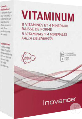 Inovance Vitaminum 11 vitamins and 4 minerals dietary supplement 3x30 tablets