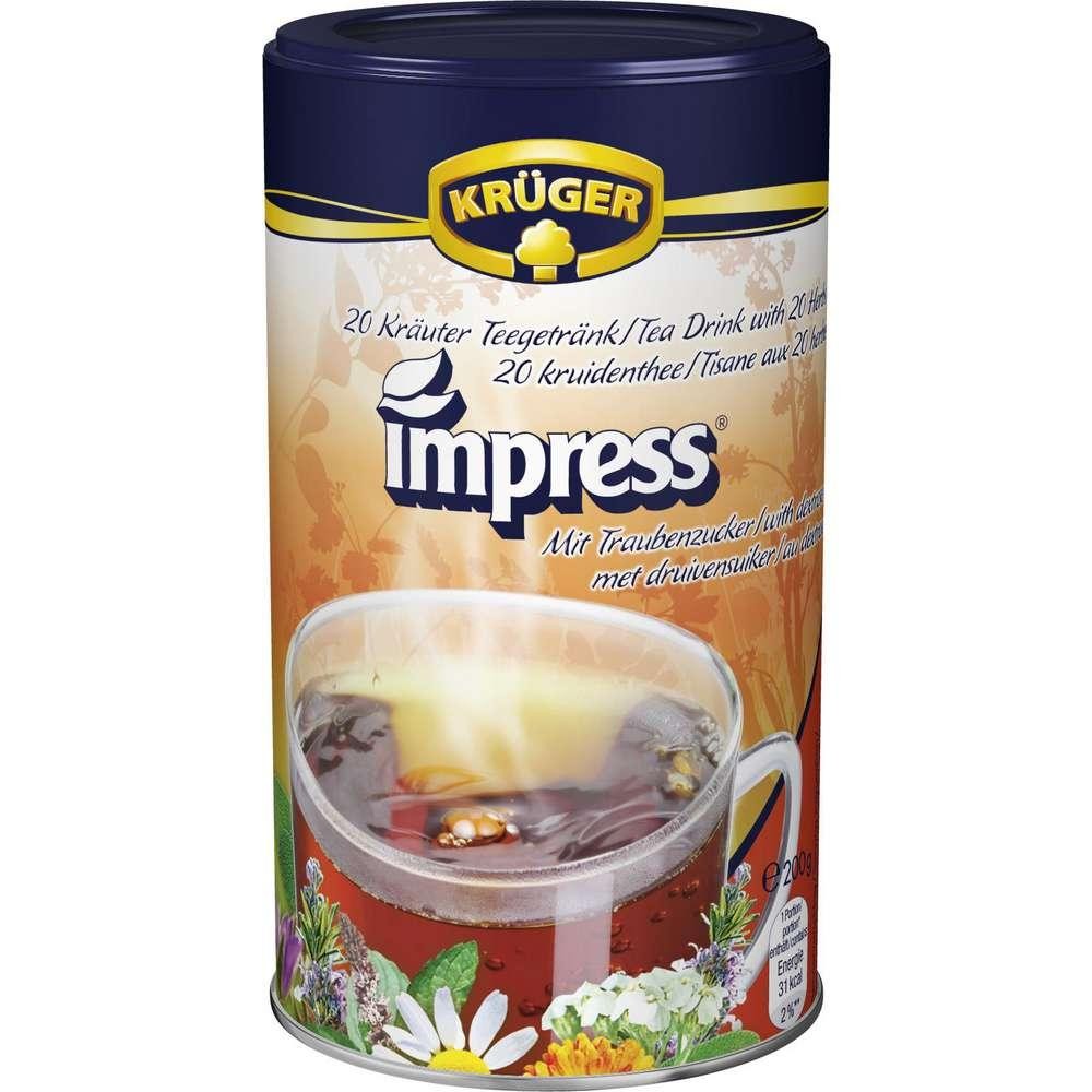 Instant herbal tea impress, with 20 herbs