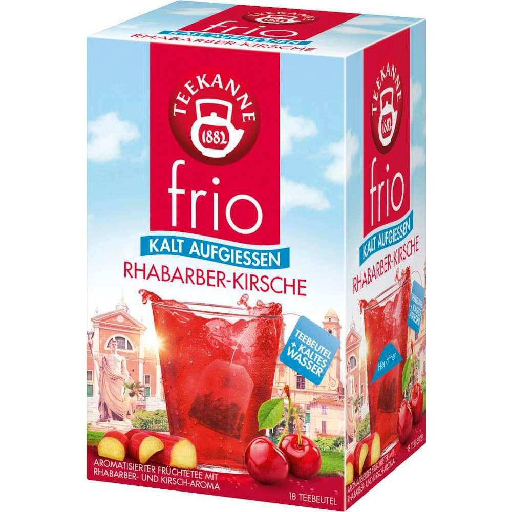 Instant tea drink frio, rhubarb-cherry