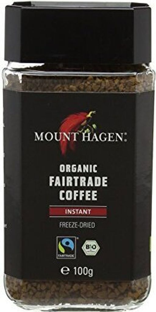 INSTANTKAFFEE ARABICA/ROBUSTA FAIR TRADE100 g - MOUNT HAGEN
