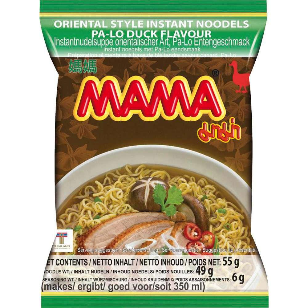 Instant noodles, duck