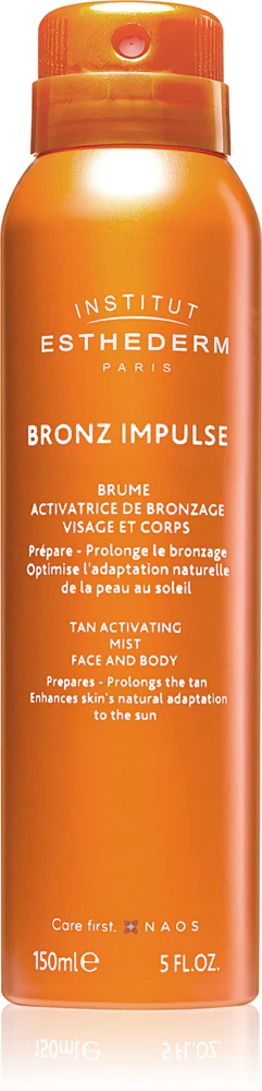 Institut Esthederm Bronz Impulse Tan Activating Mist Product to accelerate and prolong tanning in spray