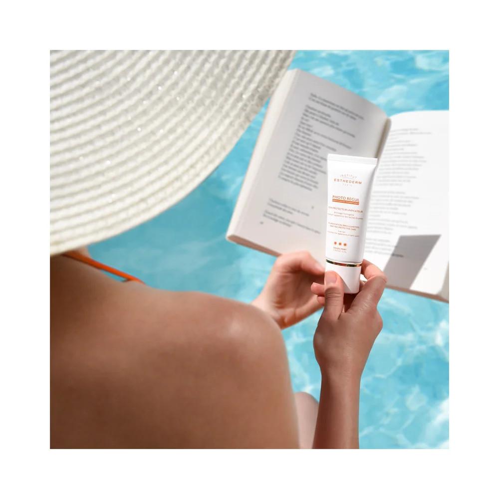 Institut Esthederm Photo Regul Pigmentation Irregularities Unifying Protective Care harmonizing care for hyperpigmented skin with high UV protection