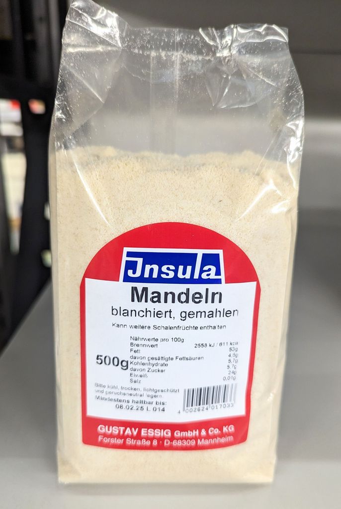 Insula Ground Almonds 500g