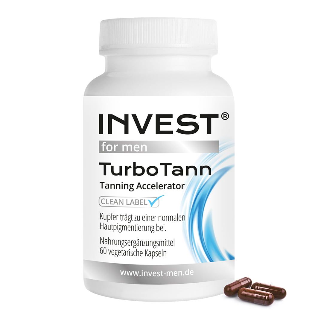 INVEST MEN TurboTann with MELALINE® capsules