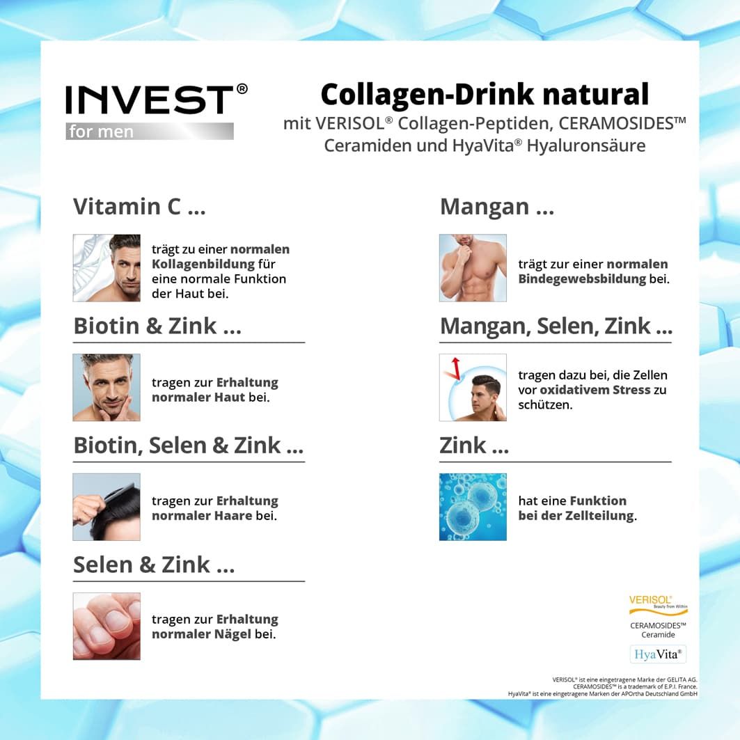 INVEST MEN VERISOL® B (beef) natural collagen drink for men