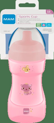 Trinklflasche Sports Cup, rosa, ab 12 Monate, 330 ml, 1 St