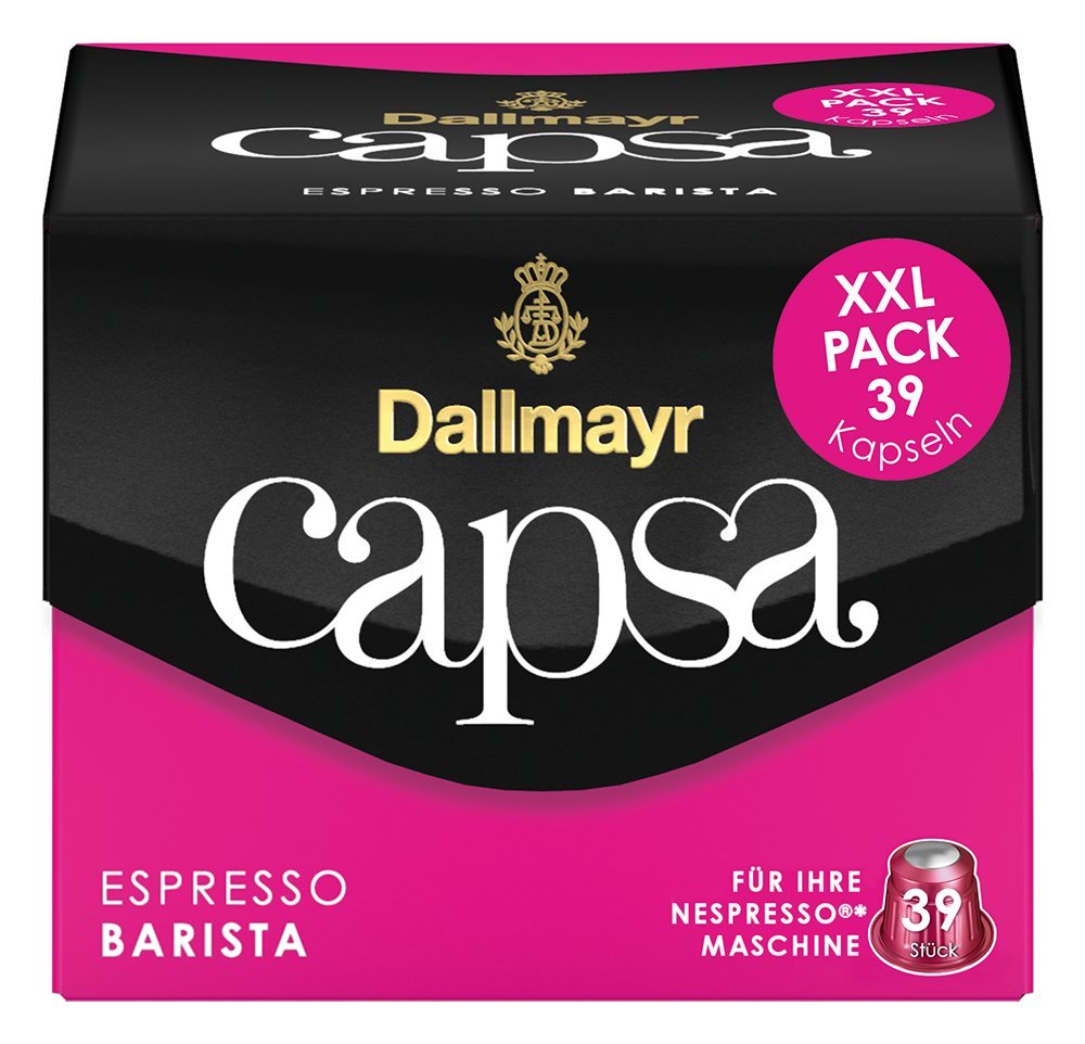 Dallmayr Capsa Espresso Barista XXL, 39 Nespresso Compatible Capsules, Pack of 1 (1 x 218 g)