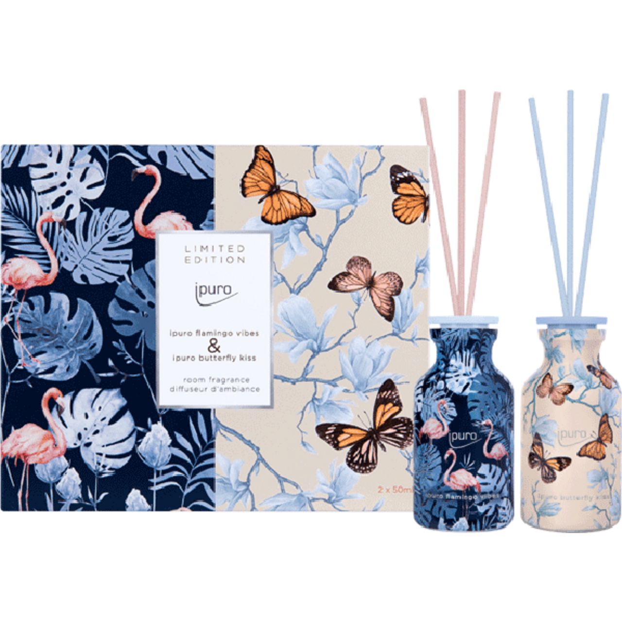 Ipuro, Set = Butterfly & Flamingo 2x50