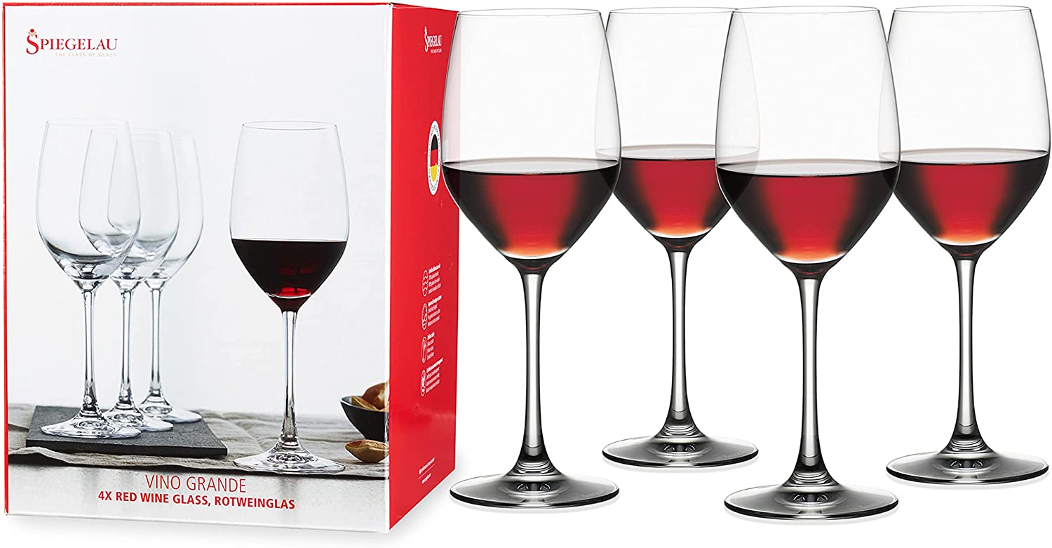 Spiegelau & Nachtmann, Vino Grande 4510271 Set of 4 Red Wine Glass Crystal 424 ml