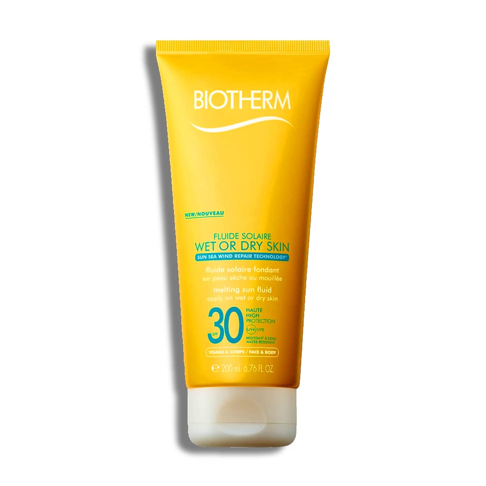 Biotherm Fluid Solaire Wet or Dry Skin SPF 30 200 ml