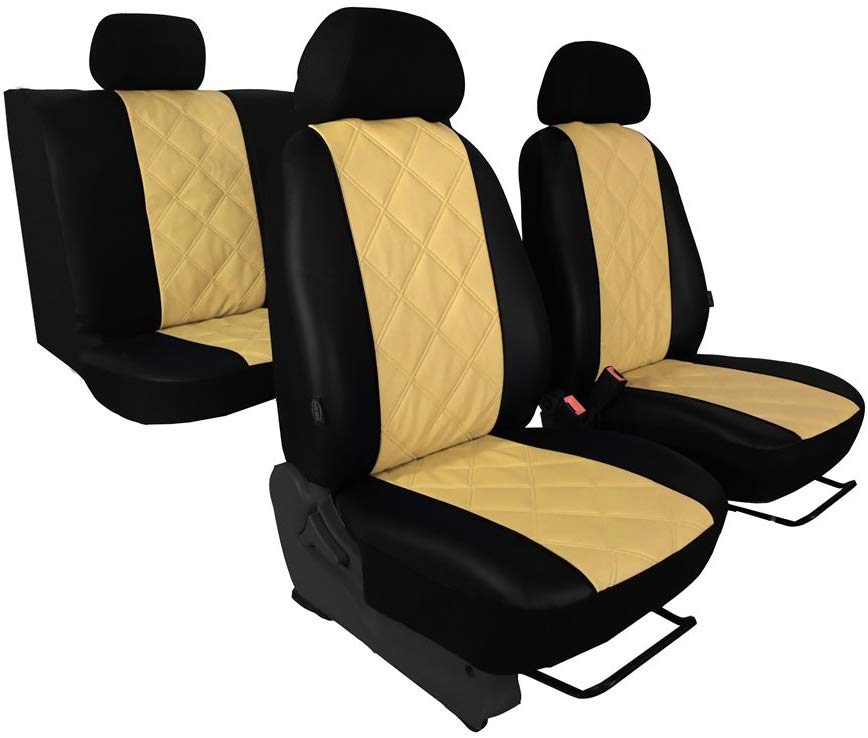 Fiat Bravo Ii (from 2006) Eco Leather Seat Covers with Diagonal Quilted Seat in 5 Colours