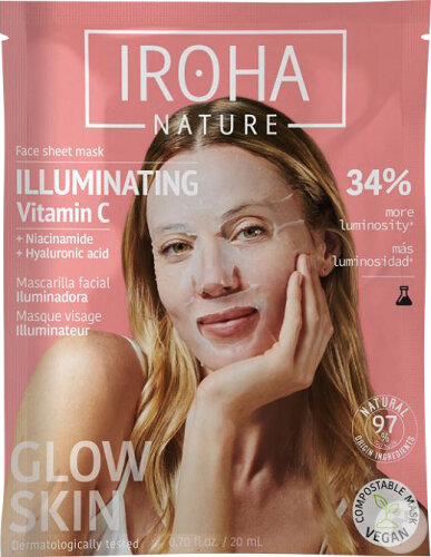 Iroha sheet mask face illuminator 1 piece