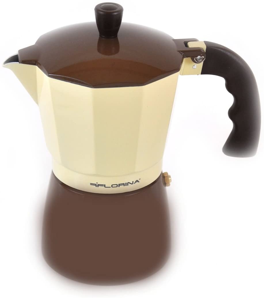 Florina Espresso Maker 6 Cups Brown