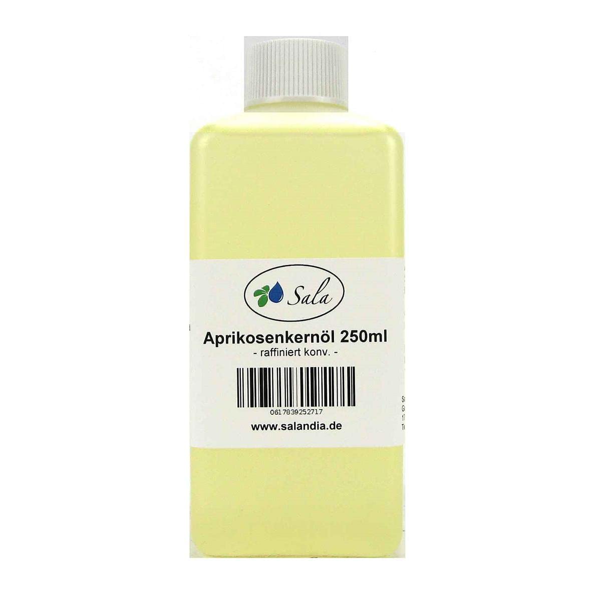 Sala Apricot Kernel Oil Prunus Armeniaca Refined (250 ml HDPE Bottle)