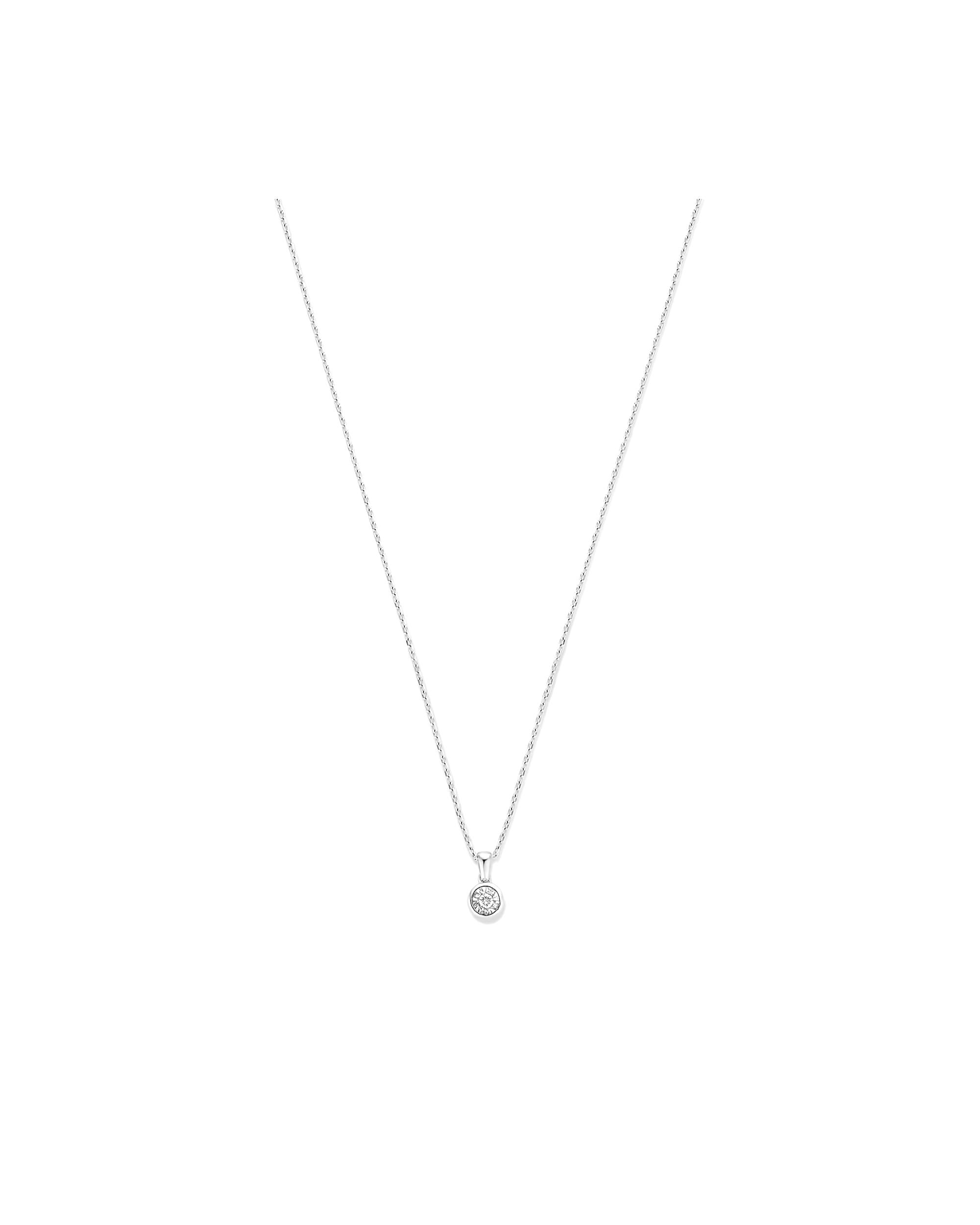 Isabel Bernard Necklace Necklace Isabel Bernard De la Paix Inaya - 585 white gold - diamond 0.03 carat