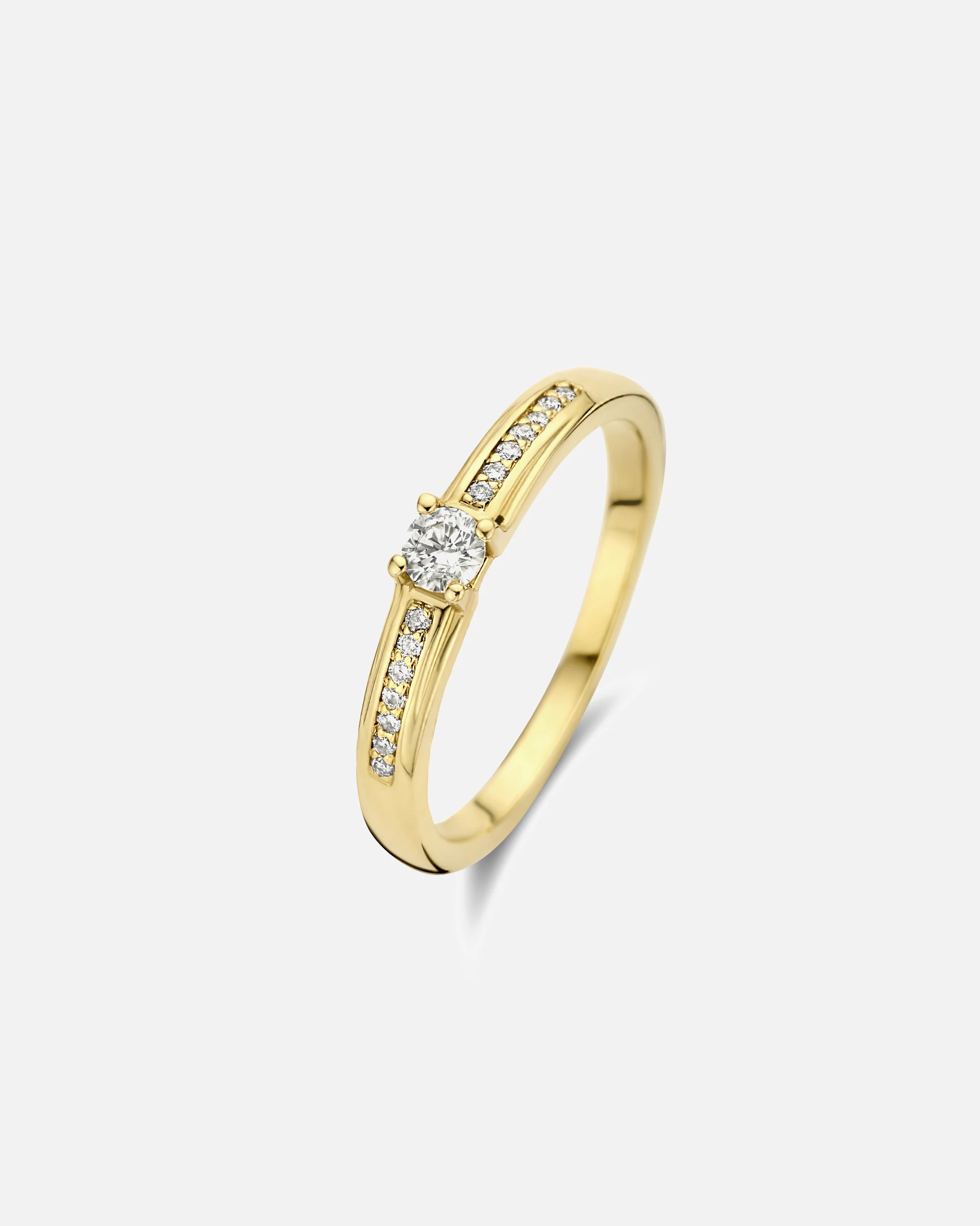 Isabel Bernard Ring Ring Isabel Bernard De la Paix Madeline - 585 gold - diamond 0.20 carat