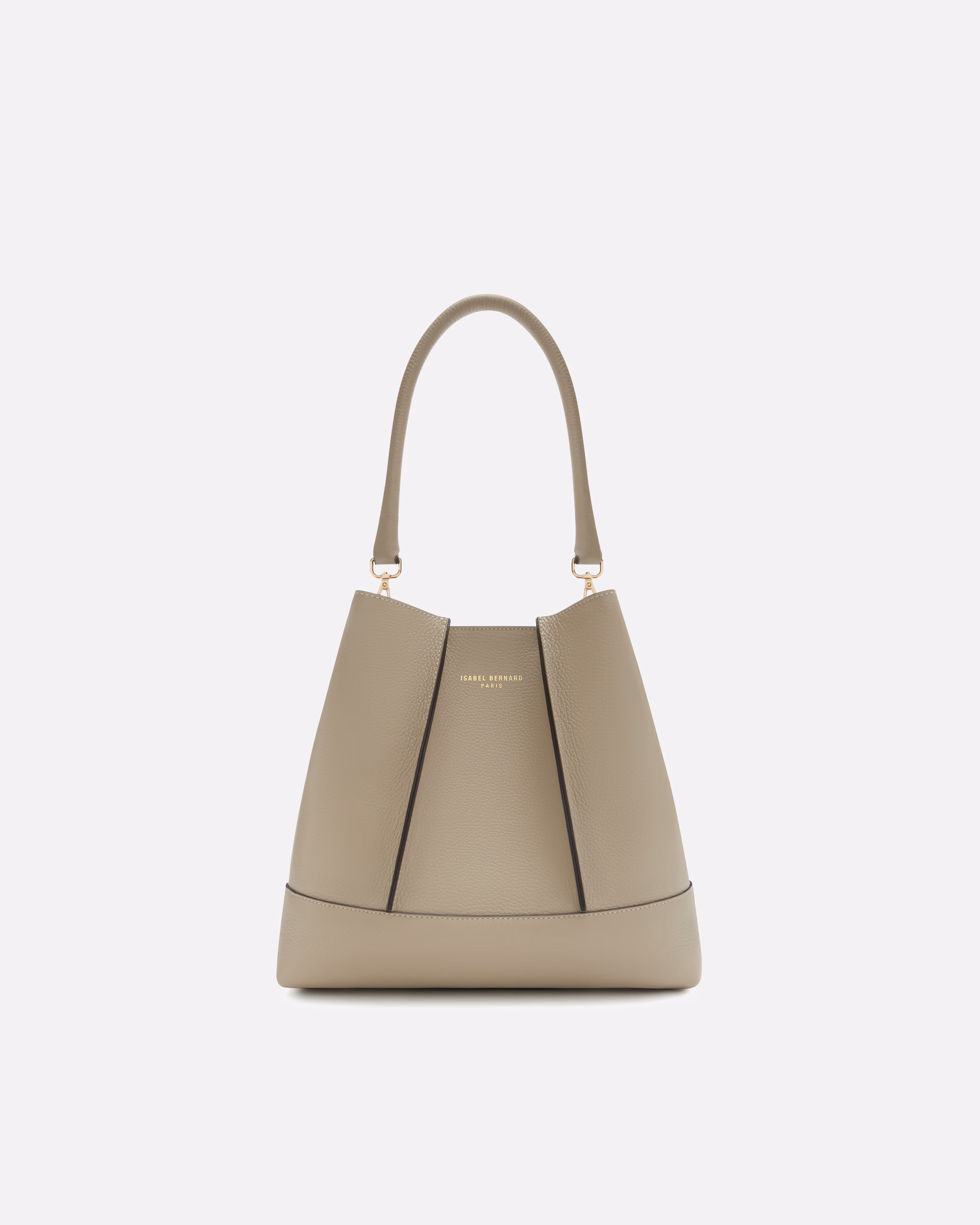 Isabel Bernard shoulder bag shoulder bag Isabel Bernard Femme Forte Macie taupe - leather