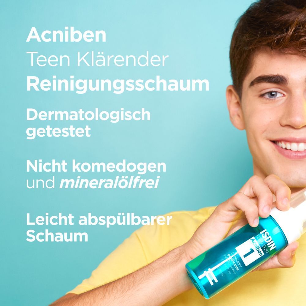 ISDIN ACNIBEN® clarifying cleansing foam against impure skin and pimples