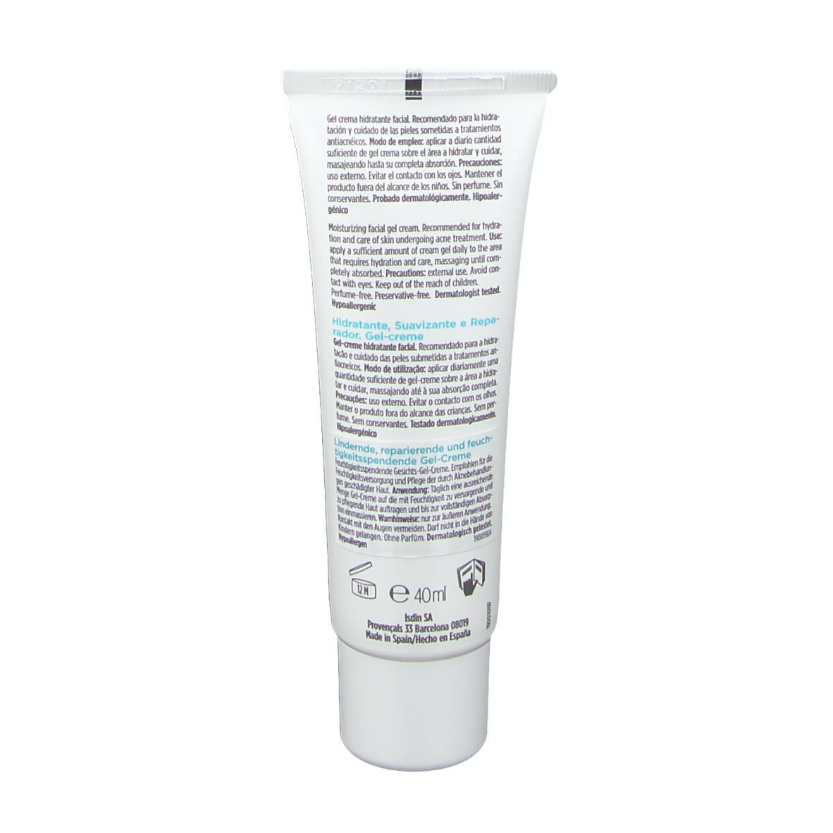 ISDIN Acniben Repair soothing face cream for acne treatments