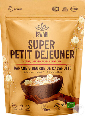 Iswari Super Breakfast Banana And Peanut 360g