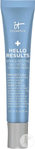 IT Cosmetics Hello Results Wrinkle Reducing Daily Retinol Serum-In-Cream Tube 15ml