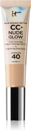 IT Cosmetics Your Skin But Better CC + Nude Glow Make up for brightening the skin SPF 40