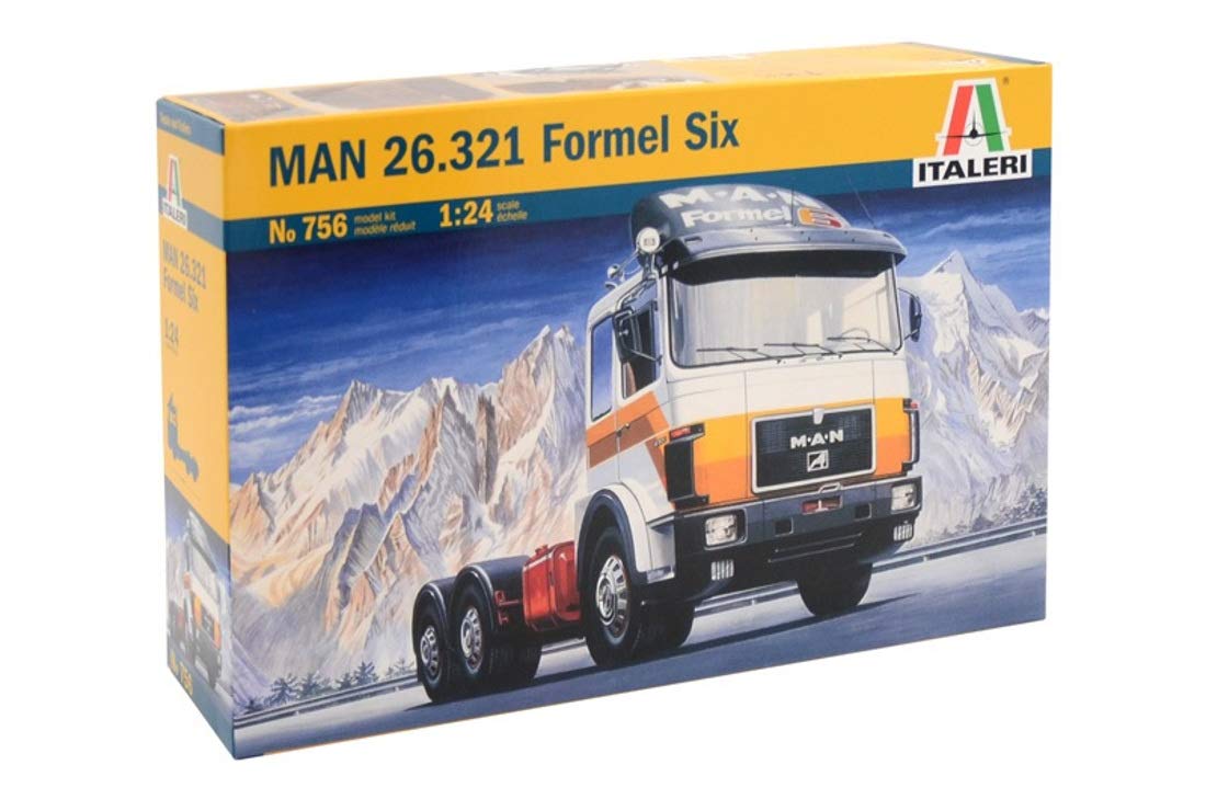 Italeri 1:24 Trucks & Trailers 756 Man 26.321 Formel Six