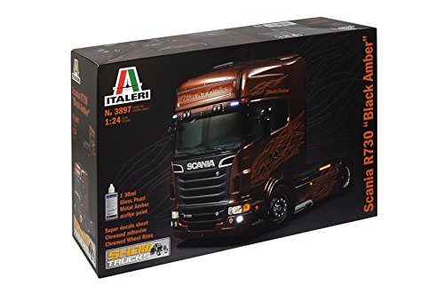 Italeri 510003897 - 1:24 Scania R730 V8 Black Amber