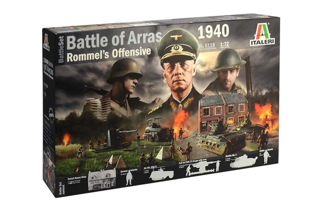 Italeri WWII Battle Pack: Battle of Arras 1940 Rommel's Offensive 6118