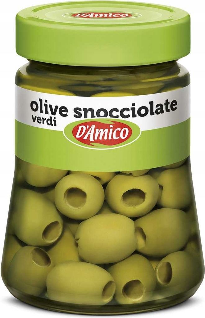 Italian green pitted olives - DAmico