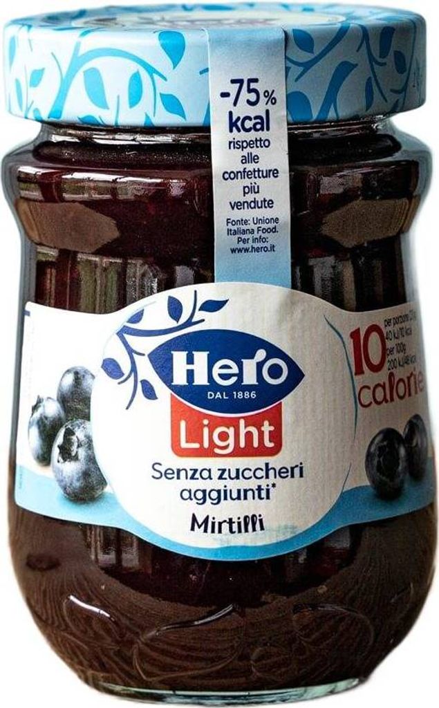 Italienische Heidelbeermarmelade ohne Zucker - Hero