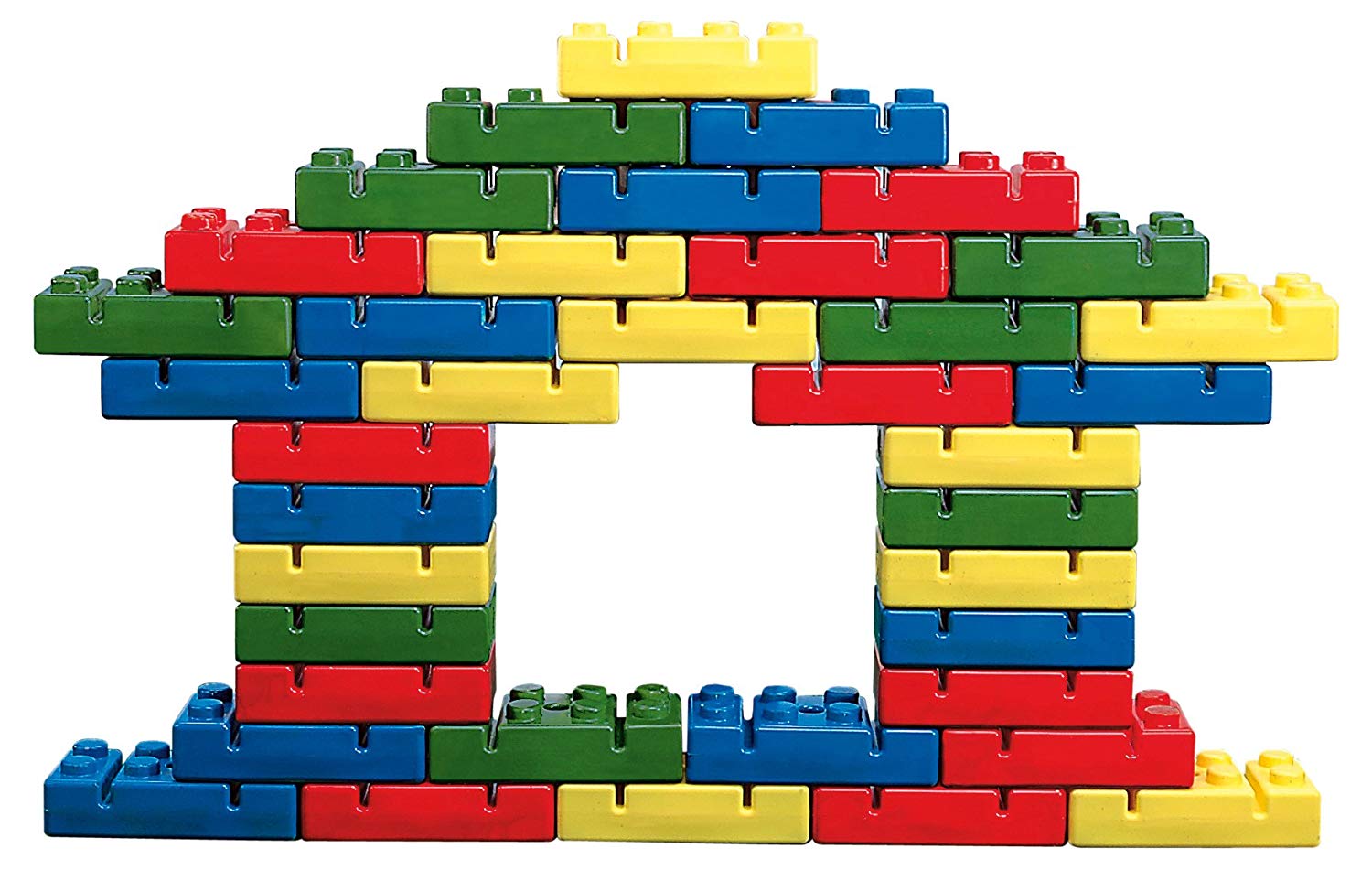 Italveneta Didattica 019 - Brick For Children, Red/Yellow/Blue/Green