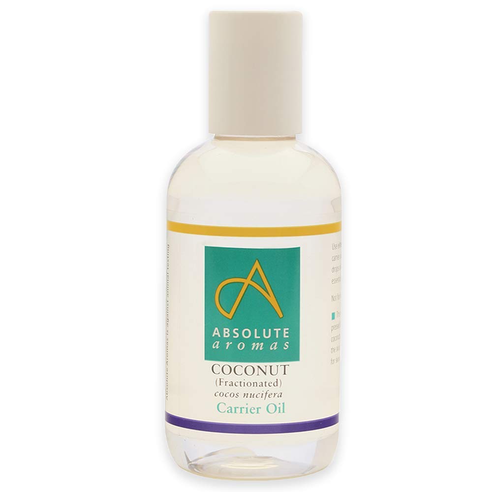 Absolute Aromas Fractionated Coconut Oil 150ml 100% Pure Carrier & Massage Oil for Hair and Skin or for Aromatherapy Essential Oils