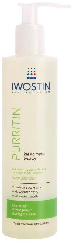 Iwostin Purritin washing gel for oily skin prone to acne