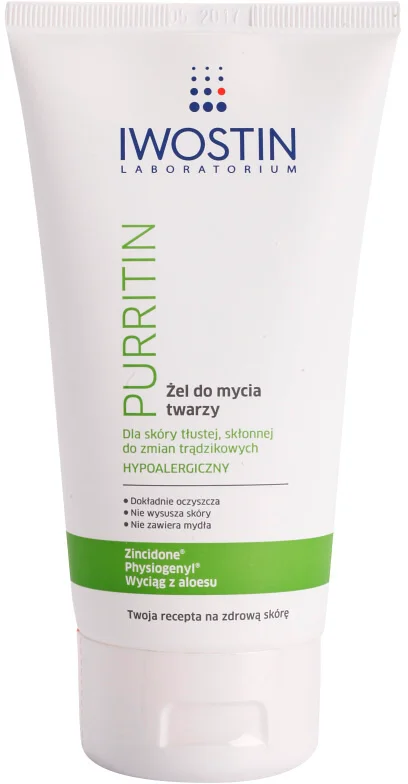 Iwostin Purritin washing gel for oily skin prone to acne