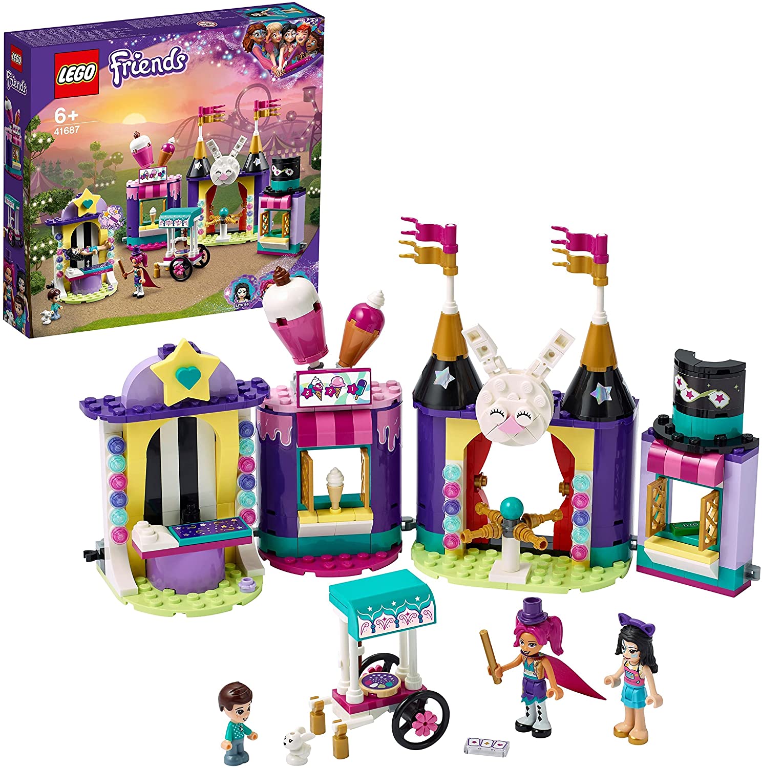 LEGO 41687 Friends Magic Fairground Caves, Amusement Park with Magic Tricks