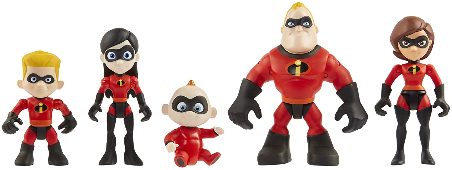 Incredibles 2 76734 Precool Family Figures – 3 Inch