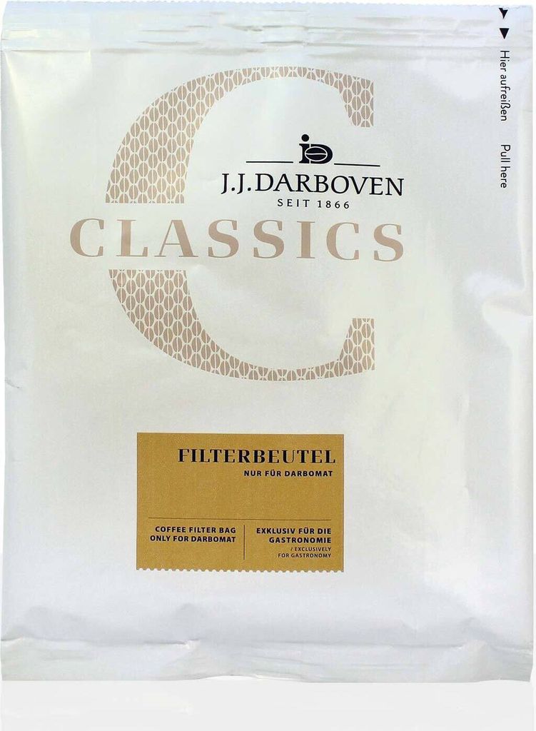 J. J. Darboven Classics BALANCE EXTRA pot portions, 50x60g ground in filter bags