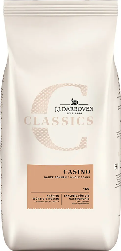J. J. Darboven Classics CASINO Coffee, 1000g beans