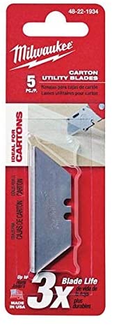 Milwaukee Rounded Trapezoidal Blade Pack Of 5)