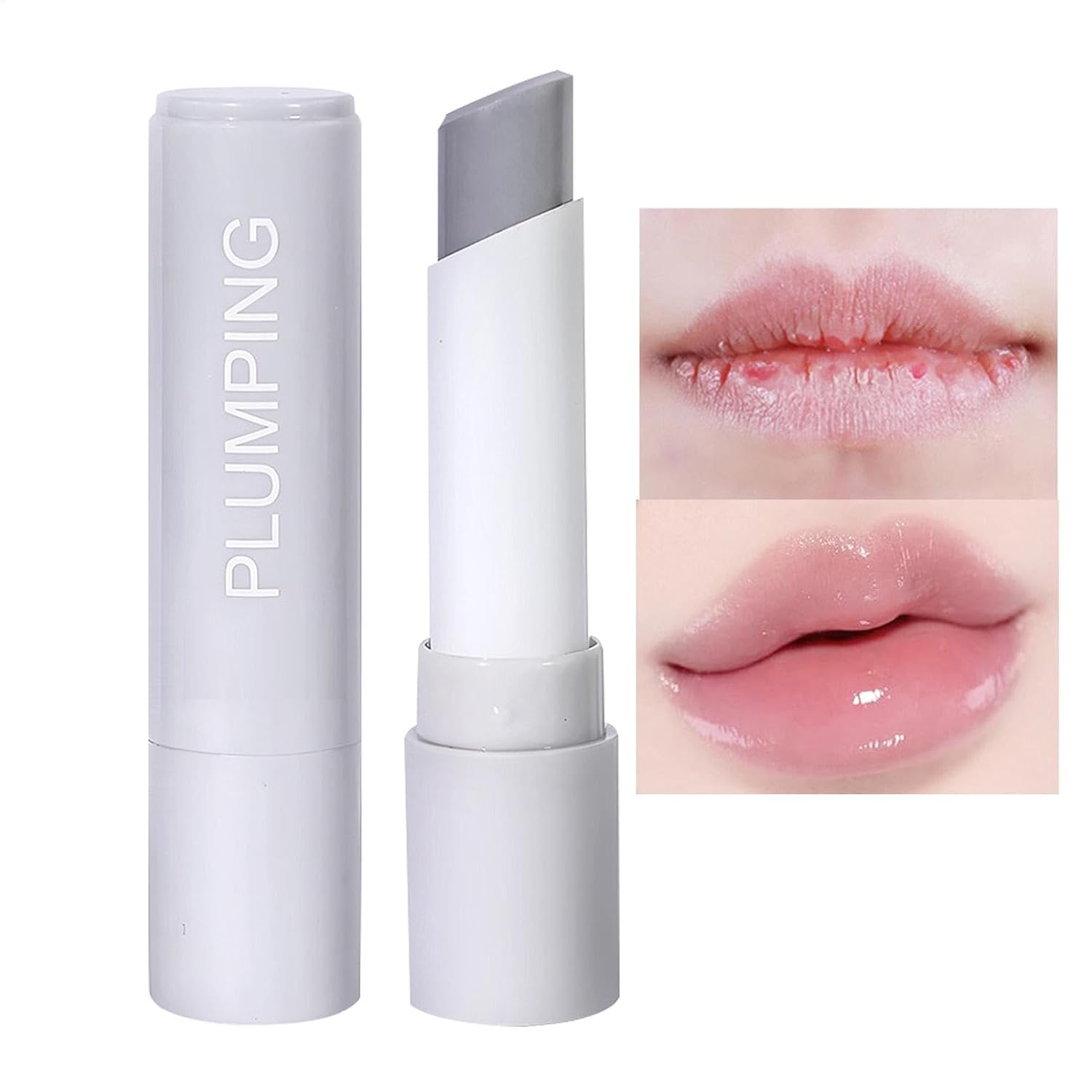 Color-changing lipstick, color changing lip balm, nourishing, moisturizing lip balm, shiny, shiny lip gloss, luminous lip filler, long-lasting lip care for
