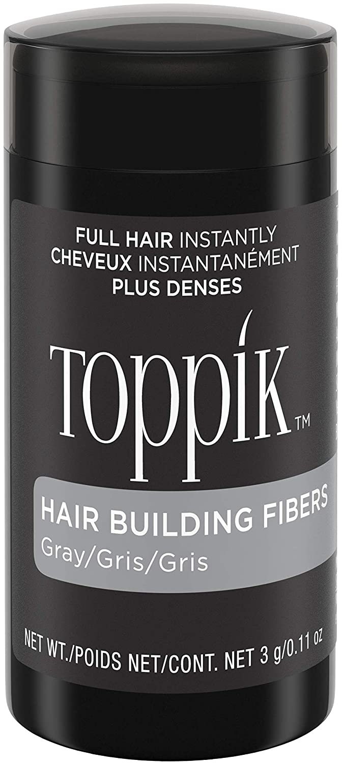 
 Toppik hair fibres for extra fullness, volume. 3 g gray, ‎gray