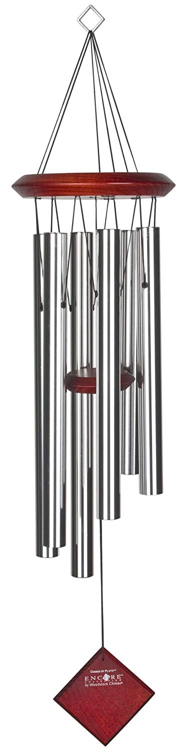 Woodstock Encore Collection Silver Chimes Of Pluto Windchime