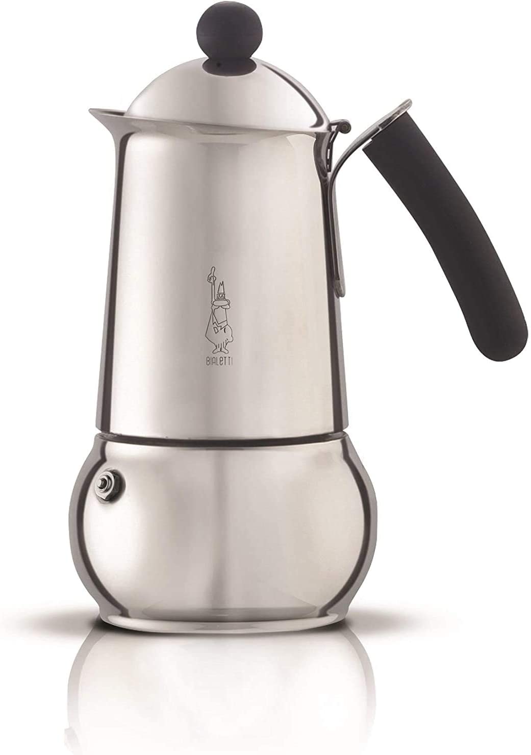 Bialetti Class Induction 4645 Espresso Maker for 10 Cups Stainless Steel Silver 30 x 20 x 15 cm