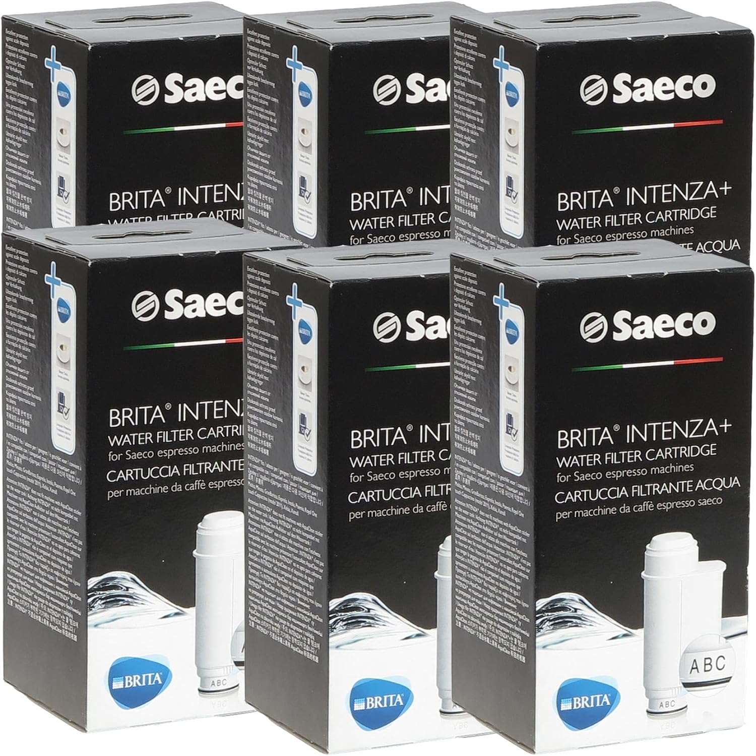 generisch BRITA Saeco Intenza+ Water Filter Cartridge 6 Pack