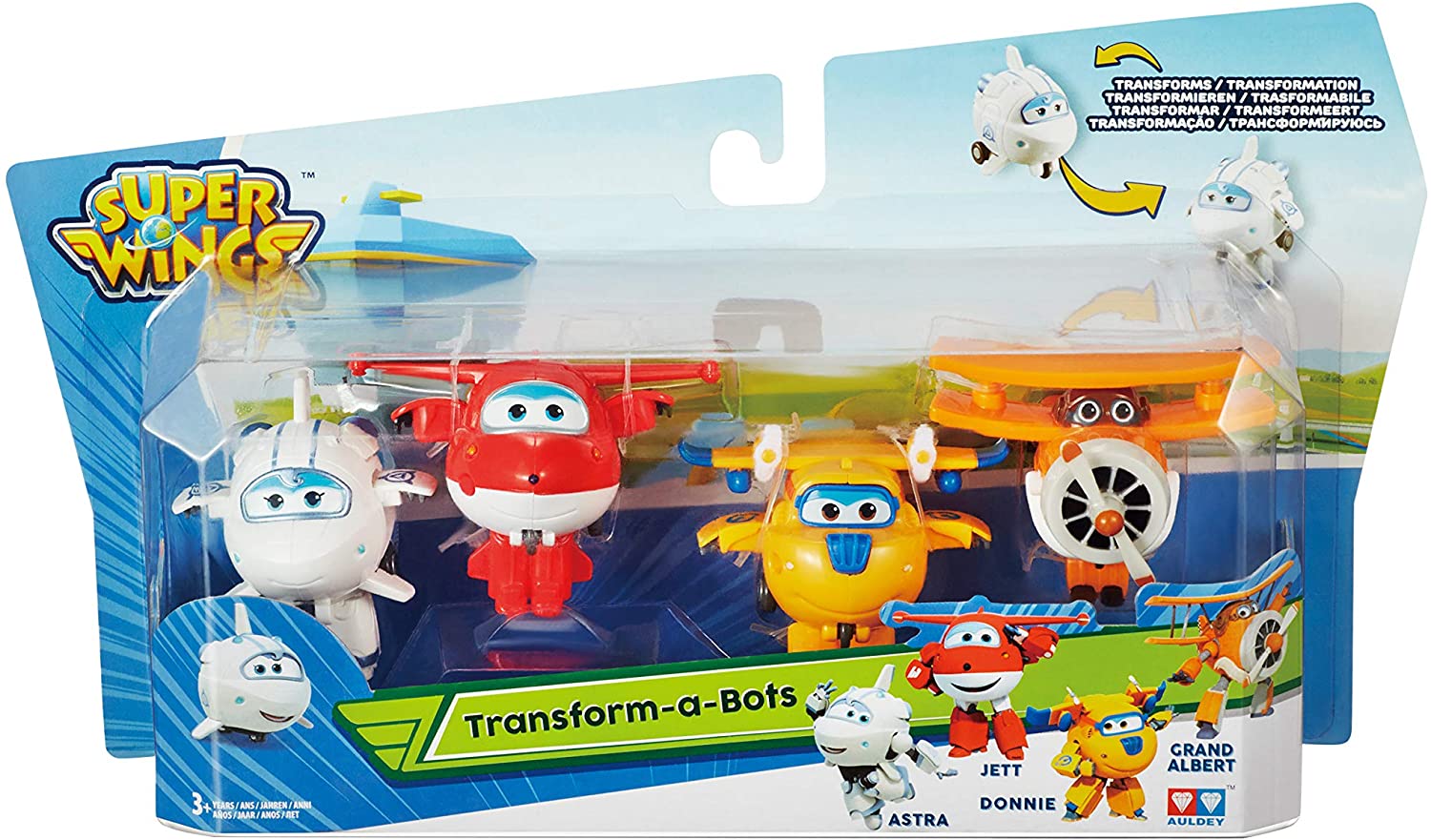 Giochi Preziosi Planes Astra, Jett, Donnie & Grand Albert Super Wings Set M